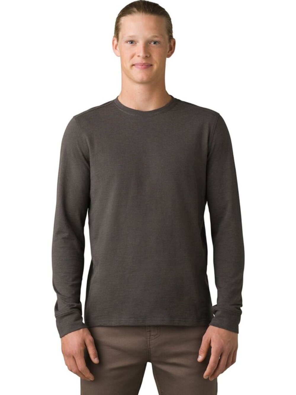 prAna Ronnie Crew II Long Sleeve Tee Men's L Cotton Gorpcore Outdoor Base Layer